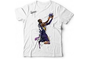 Generico T-Shirt Kobe Hoop Basket NBA Pallacanestro 100% Made in Italy
