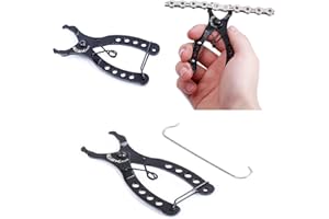 LETUXAAMZ Chaîne Pince, Mini Pince à chaîne Outil de chaîne de vélo Chaîne de vélo Maillon Rapide Ouvert Fermer Outil Utilisé pour Installer et Retirer Les chaînes de vélo, adaptées à Toutes Sortes de vélos