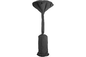 GREEN CLUB Housse de Protection imperméable de Parasol Chauffant Haute qualité Polyester h 230 x DH 90 x DB 48 cm Couleur Anthracite