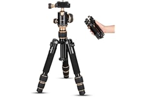 Koolehaoda Mini trépied de Table Portable, Hauteur réglable de 20,3 à 50,8 cm, Mini trépied Macro Compact avec Sac de Transport, Poids Seulement 0,68 kg