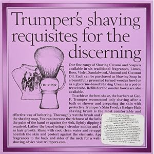 Geo F.Trumper Violet Hard Shaving Soap Wooden Bowl 80gr - Image 3