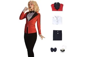 SHIKI Anime Hazbim Hotel Charlie Morningstar Cosplay Costume Charlotte Alastor Red Jacke Uniform Suit Halloween Outfit