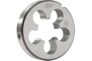 Aceteel M18 x 1m m M18 rosca redonda métrica, máquina de la mano derecha que enrosca muere M18x1