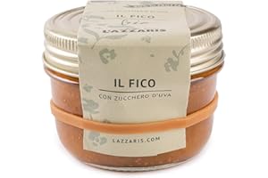 LAZZARIS DAL 1901 Lazzaris 1901 - Confettura di fichi e zucchero d'uva BIO 250 g Gourmet - 4 vasi per cartone