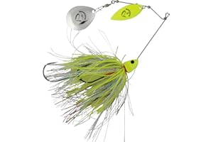 SAVAGEGEAR Savage Gear - Spinnerbait Da' Bush 32g - Flamme holo argent jaune 32g