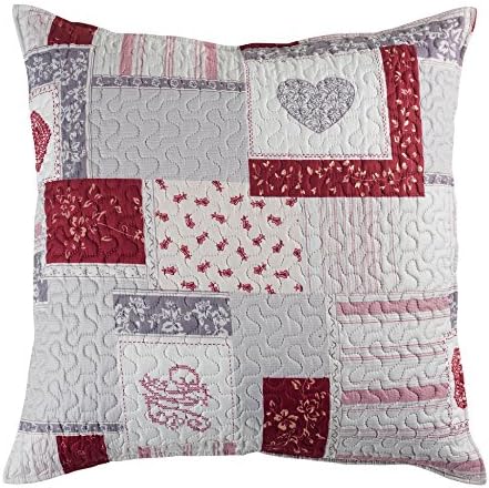 COULEUR MONTAGNE Microfiber Printed Margaux Plus Cushion Cover, 60 x 60 cm