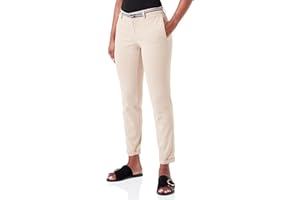 ONLY Bestseller A/S Damskie spodnie ONLBIANA-Maree Belt Chino CC PNT RP, Humus, 40W / 32L, Humus, 40W / 32L