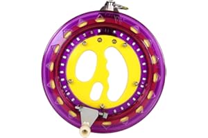 Mint's Colorful Life Enrouleur de Corde de cerf-Volant de 17,8 cm de diamètre avec Ligne de 182,9 m (27,2 kg) pour Enfants/Adolescents (Violet)