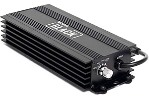 LUMII - BLACK DIGITAL DIMMABLE BALLAST 600W HYDROPONICS 600w LUMii BLACK Electronic Digital Dimmable Ballast Super Lumen - 250w 400w 600w 660w