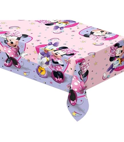 Procos Baby Minnie Teller, 23 Cm – 8 Stück, Aus Pappe, Für Kindergeburtstage