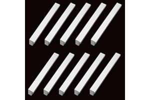 Qrity 10 Pièces Poignee de Meuble Cuisine Entraxe 96 mm Alliage d'aluminium Poignées de Porte Poignee de Cuisine Argent Poignée Tire avec Vis