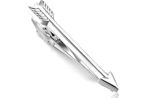 Tidefire Tie Clips for Men Business Tie Clip Personalised Tie Clip Pin Short Style Necktie Clips Tie Bar Clip