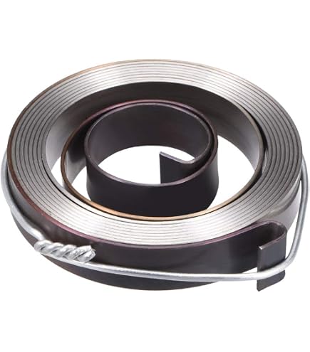Uxcell Drill Press Return Coil Spring, Quill Feed Spring Assembly 53mm OD X 10mm Width X 0.8mm Thick, 1540mm Extended Length, Blackened Steel, 2-Pack