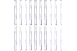 VANANA 20Pcs Transparent Twist Pens,3ml Nail Twist Pens Empty Transparent Nail Oil Pen with Brush Empty Cuticle Oil Pen Cosmetic Container Pen for Lip Gloss Eyelash Growth Liquid