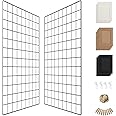 Wall Photo Grid Shelf, Wall Hanging Ins Art Display Grid Panel for ...