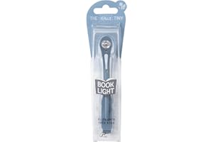 IF Really Tiny Book Light (Slate) – Compact Reading Lights for Books in Bed – Flexible Book Light Clip On – A Great Book Lamp with Batteries Included