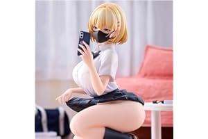 WANSHI Anime Figures Azur Lane Figur Girl PVC Model Ecchi Figures Collectible Decoration Ornaments Statue (JK Uniformen 15CM)