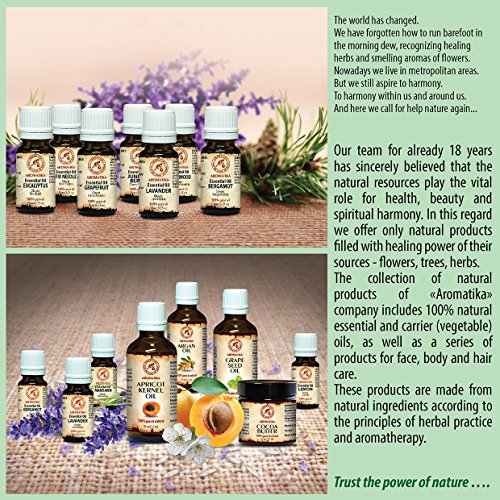 Zedernholz Öl, Atlas, Zeder 100 % naturreines ätherisches 10ml 0,33 oz, Reine & Natürliche Zedernholzöl, Cedrus atlantica, Marocco, Zedernöl – für guten Schlaf /Beauty /Stressabbau /Baden /Körperpflege /Wellness /Schönheit /Aromatherapie /Entspannung /Massage/ Aroma diffuser / Duftlampe / Raumbeduftung /Kosmetik /Kosmetikanreicherung Aromatherapeutische / Unverdünntes / Therapeutische / Alternative medizin; Glasflasche, von AROMATIKA - 4