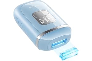 SALLOOT Depiladora Laser para Mujer, Pulsos Duales 78W Potente 22J y Tecn IGBT, Depilación láser con Sapphire Ice 4 °C, Indolora, Eficaz, Permanente, luz pulsada depilacion en Casa para Bikini, Axilas, Viaje