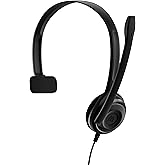 EPOS PC 7 USB Monaurales USB-Headset mit kristallklarem Sound, Plug-and-Play für PC und Mac, leicht und komfortabel mit Noise