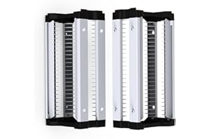 Nicoone Tour de Rangement Pour Jeux Vidéo Avec 2 Crochets Pour Jeux PS5/Xbox/N-Switch, Peut Contenir Jusqu'à 46 Boîtiers De Disques De Jeu