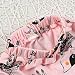 Zhuannian Baby Boys Girls Cartoon Animal Print Elastic Waist Harem Pants (6-9months, Pink)