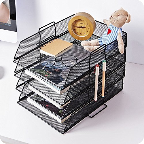 UWSZZ Malla de hierro met lico creativo archivos de Office se pueden superponer m ltiples escritorio bandeja de brazo de gesti n de documentos A4 negro reviews UWSZZ Malla de hierro met lico creativo archivos de Office se pueden superponer m ltiples escritorio bandeja de brazo de gesti n de documentos A4 negro
