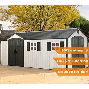 Lifetime Kunststoff Gerätehaus Gartenhaus Gartenschuppen "Sky" (305 x