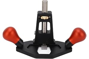 Fockety Router Plane, pialla a Mano, utensile Portatile per la Lavorazione del Legno con Arresto di profondità e Fori per la Base, Industria della falegnameria Fai da Te