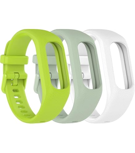 GARMIN Vívosmart 5 - Smartwatch - Black Case With Cool Mint Silicone