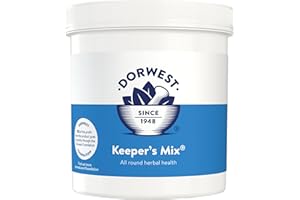 DORWEST HERBS Keeper’s Mix, 500g, Herbal Health Supplement for Dogs and Cats, Natural Herbs, Vitamins, and Minerals – for Healthier Happier Pets, Brown, 14DOR041