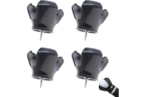 Bodeshis Golf Ball Retriever, Golf Ball Picker Upper for Putter with 3-Prong Design, Effortless Pick Up Tool for Putter, Portable Retriever for End of Putter