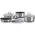 Berlinger Haus Moonlight Collection 9Pc Space Saving Cookware Set Pots Pans Induction