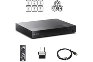 Sony BDP-S1700 - Reproductor de DVD Blu-ray multiregión, 110-240 voltios, cable HDMI y adaptador de enchufe Dynastar inteligente, sin regiones
