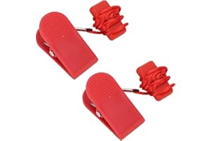 ‎VBESTLIFE VBESTLIFE Sicherheitsschlüssel Laufband, 2 Stück Laufband Sicherheitsschlüssel Laufband Magnetischer Sicherheitsschalter Fitness Ersatz(20 * 35mm models)