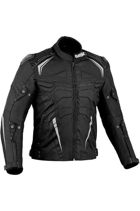BOSmoto Motorrad Hemd Grau - Flanell Holzfäller Hemd Mit KEVLAR Protektoren Flanell Hemd KEVLAR