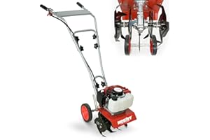 HECHT 752 Motobineuse Moteur 2 temps Fraiseuse Houe Jardin Houe du cultivateur 16 couteaux 14.3 kg largeur travail 25cm 9000tr/min