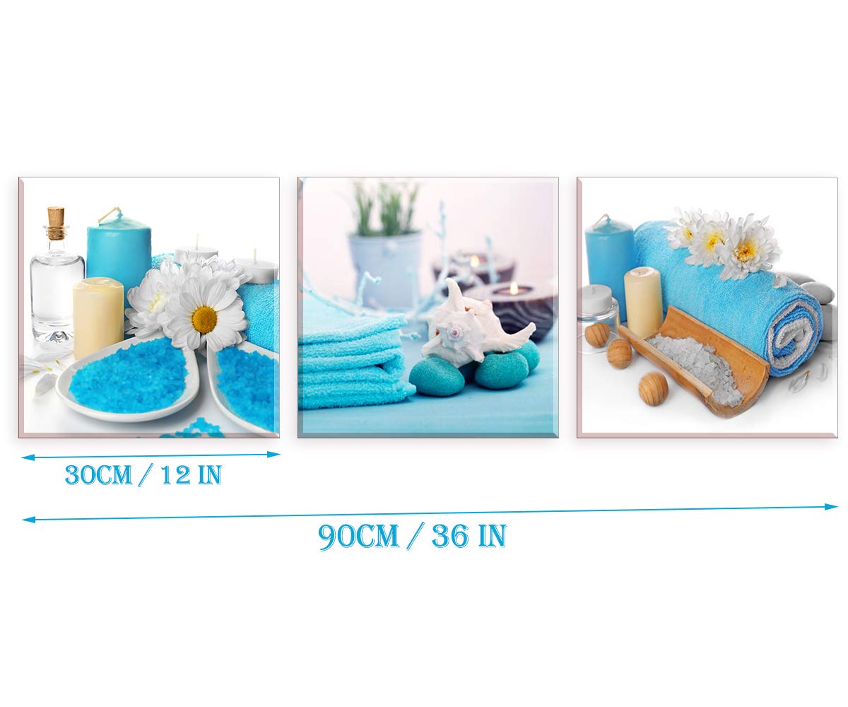 Piy-Painting-Impression-sur-Toile-Haut-Qualite-Peinture-avec-Cadre-Tableau-pour-Art-Dco-Murale-Salle-de-Bain-Cadeau-Anniversaire-3X-30X30CM