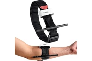 BEYEQCEZ Torniquete,1 Pieza Torniquete Tactico, Tourniquet Tactico Accesorios y Kit de Emergencia de Caza y Senderismo, para Exteriores Emergencias Graves y el Control de la Pérdida de Sangre Senderismo