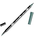 Tombow ABT Dual Brush Pen - N15 Black (Pack Of 2)