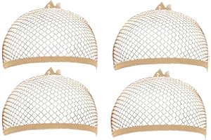 JCHENYE Jeu di 4 Reti per Capelli per Parrucche - Colore Nudo, in Maille Transpiratrice - Perfette per Fissare e Gestire le Parrucche