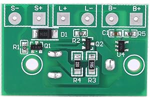 SHARAINN Solar Lamp Circuit Board, Wall Light Control Sensor Controller with Switch for 3.7V Lithium Battery, Solar Lamp String Controller Module