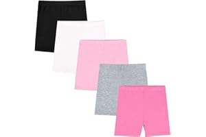 KEREDA Pantaloni corti da ciclismo, da bambina, da 2 a 10 anni, 5/6 paia