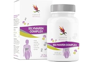 Carnium Botanicals Silymarin Complex – Capsule con Cardo Mariano, Tarassaco e Carciofo – Estratto Naturale con Silimarina – Formula Vegetale Senza Glutine – 30 Capsule
