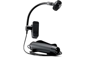 Shure PGA98H mikrofon kondensatorowy z łabędzia szyja i charakterystyką nerkową, w zestawie kabel XLR, czarny