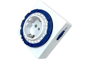 SILVER ELECTRONICS 49402 Programador analógico 24 Horas Compacto, Diario