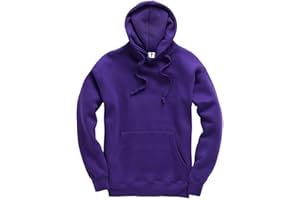 D&H CLOTHING UK Premium Erwachsene Unisex Premium XS-6XL Pullover Heavy Blended Hooded Fleece Pullover Arbeitskleidung Sweatshirt Hoodies Top Einfarbig BNW Unisex