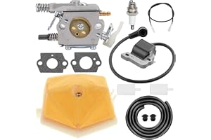 ZAMDOE Tändspole förgasare för Husqvarna 51 55 Rancher motorsåg 50 51 51EPA 55 55EU1 55 Rancher 55EPA 55 Rancher EPA motorsåg WT-170-1 WT-170 503281504 50362020204 3