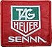 Produktbild Tag Heuer 10.16 cm, selbstklebend, Design "Senna" Abzeichen Aufnäher Patch Aufnäher/Aufbügler