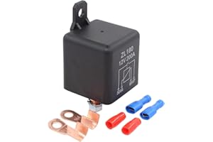 NONE BRAND Doo Engy Batterie Trennrelais Relais DC 12V 200A Spitzenlast Batterietrennrelais Für Pkw Kfz Auto Boot LKW Electronik